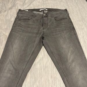 PACSUN GREY SKINNY JEANS 32 x 30